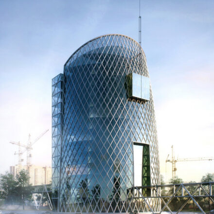 Conceptual Architectural Visualization of Business Center