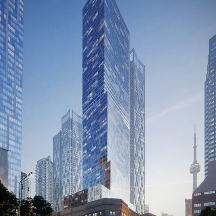 Architectural Rendering of Skyscraper in Toronto, Canada