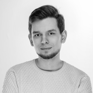 portrait of 3D visualization artist Vasily Gushcha
