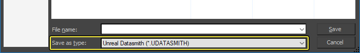 Exporting object with Unreal Datasmith