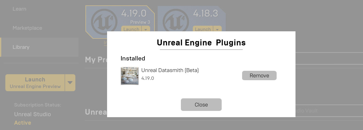 Make sure you have installed Unreal Datasmith extension