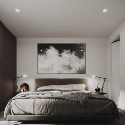 Comfortable Bedroom Rendering and VR Tour, Melbourne, Australia