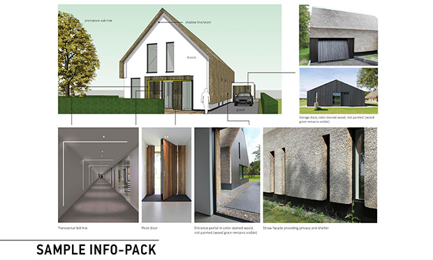 Submitting materials for a quote of exterior rendering project