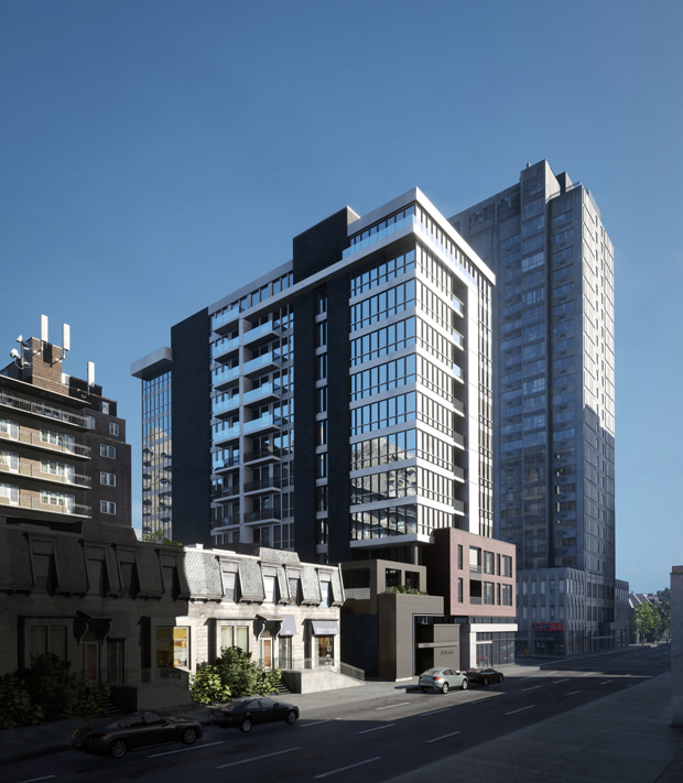 3D street view of the Le Gabriel residential complex