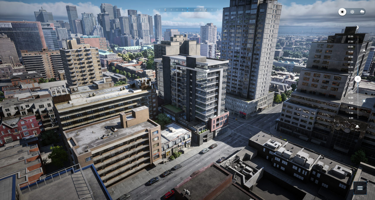 general view of a residential complex in montreal during the day