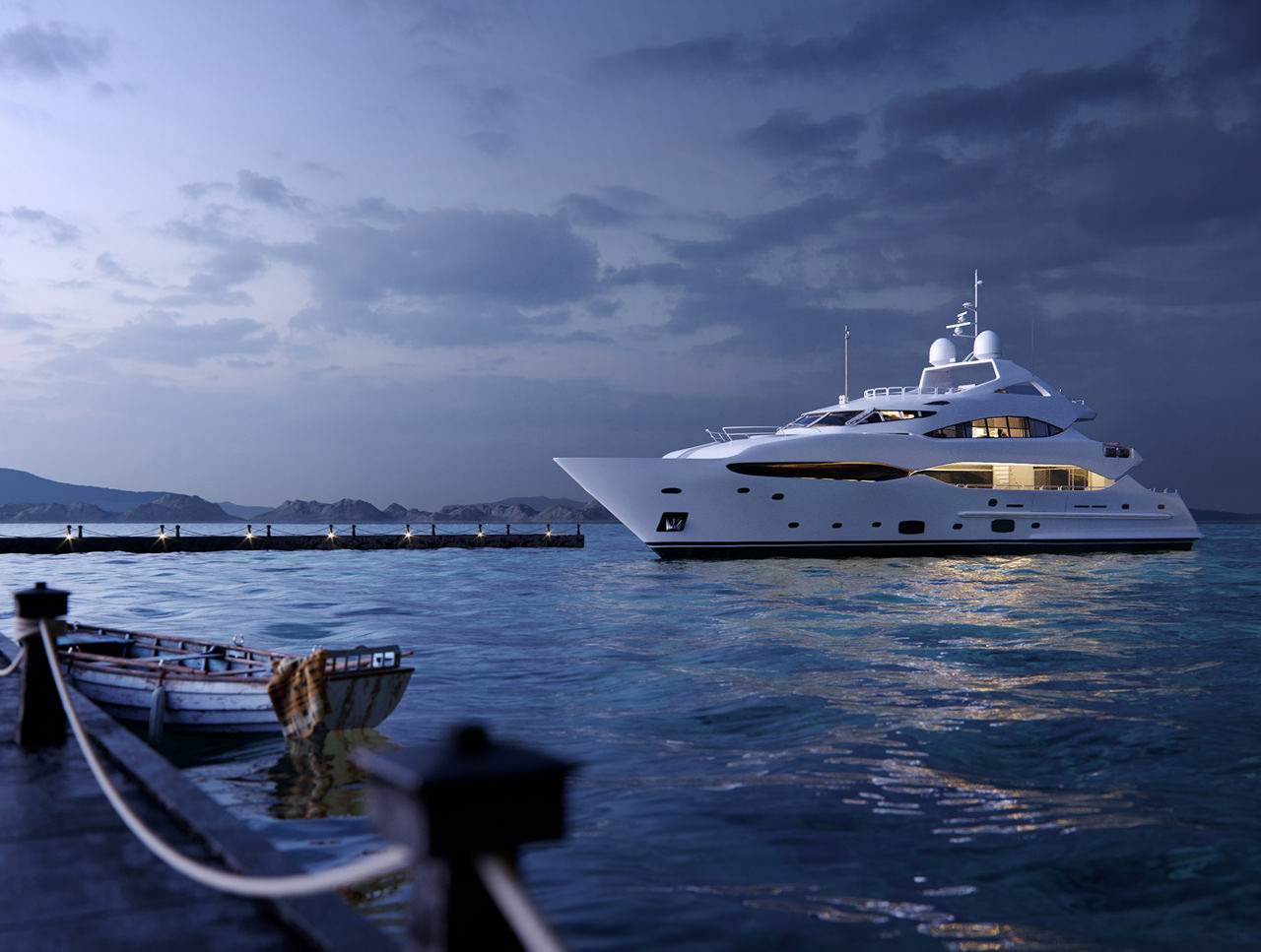 Our CGI studio offers high-end yacht and boat 3D rendering services along with animation and design