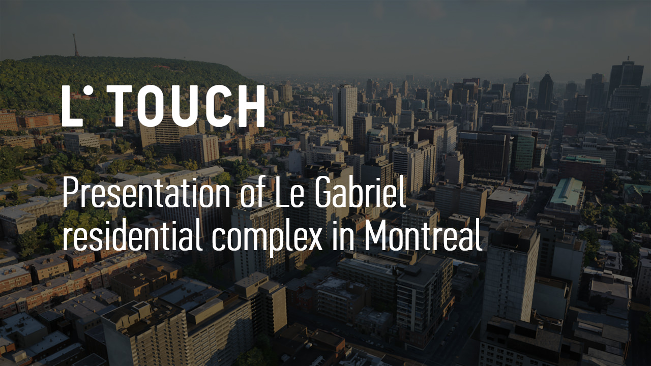 Le Gabriel interactive real estate presentation of urban complex in Montreal, Canada