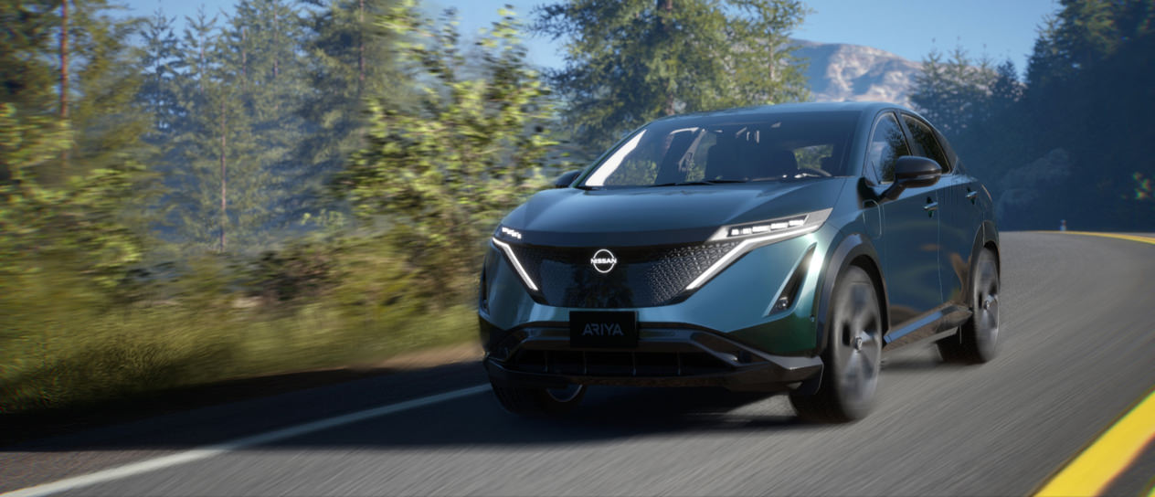 L-Drive car configurator model Nissan on road