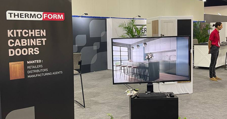 Thermoform Kitchen Cabinet Doors at The International Woodworking Fair